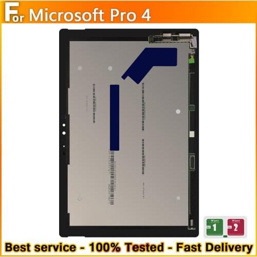 Original For Microsoft Surface Pro 4 1724 LCD Display Touch Screen Digitizer Assembly Pro4 LCD Display Replacement with Board