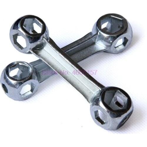 By dhl or fedex 100 pcs Portable Dog Bone Shape Bike Bicycle Cycling Repair Tool Hexagon Wrench