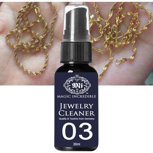 30ml Concentrate Jewelry Cleaning Spray Polishing Rust Remover Watch Diamond Silver Gold Spray Cleaner Household Cleaning Liquid