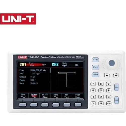 UNI-T UTG932E UTG962E Function/Arbitrary Waveform Generator 200MS/s 2 Channel Frequency Meter 30Mhz 60Mhz 14bits