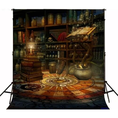 VinylBDS Retro Style Fotografie AchtergrondenPhotography Backgrounds Magic Floor Books Photo Backdrops For Photo Studio