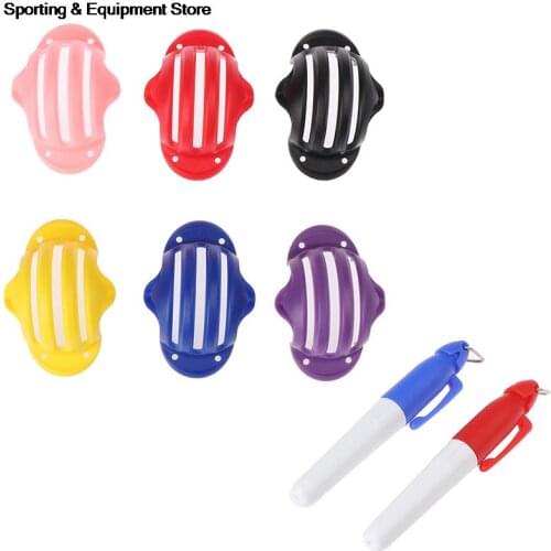 1Set Golf Ball Alignment Identification Tool Putt Positioning Ball Golf Line Marker Golf Training Template Alignment Mark Tool