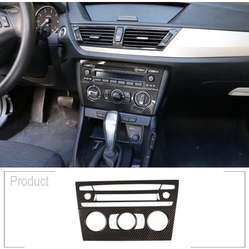 1Pcs For BMW X1 E84 2011-2015 ABS 5 Colors Car Center Console Air Conditioning Volume Frame Trim Car Interior Accessories