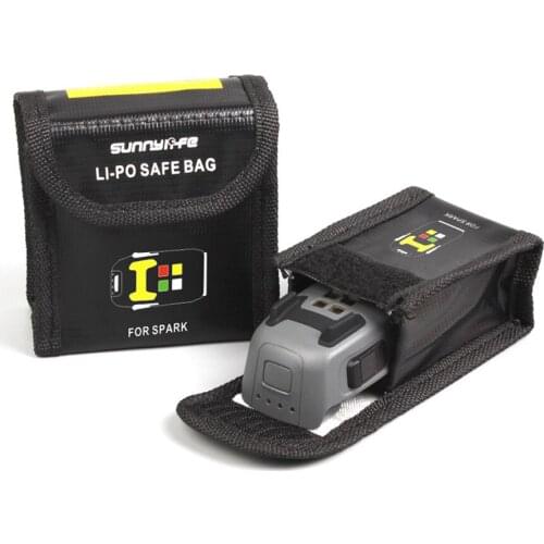 1PC for DJI SPARK Drone Lipo Battery Case Explosion-proof Safe Storage Bag Protective Box for DJI Spark Battery Heat Resistance