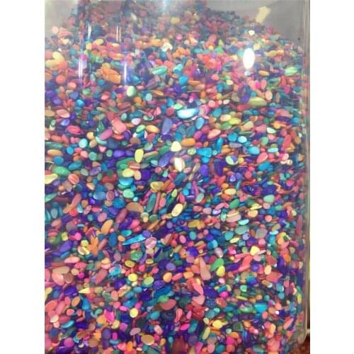 100g, colorful shell pieces, fish tank decoration, DIY decoration