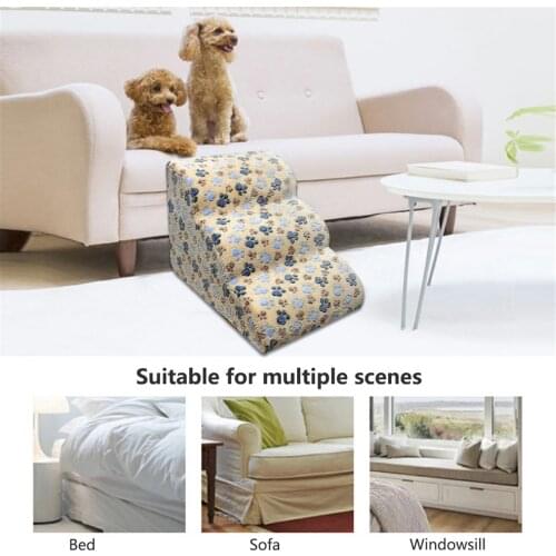 3 Layers Pet Dog Stairs Steps Indoor Dog House Stairs Ramp Ladder Portable Cat Climbing Ladder For Small Dog Cat Pet Products #3