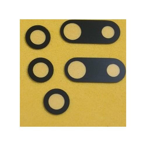 50pcs/lot For iPhone 7 7 Plus 8 8 Plus Back Rear camera Glass lens with sticker adhesive Replacement Parts