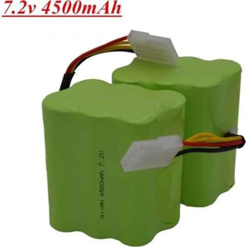 7.2v 4500mAh NiMH Battey for Neato XV-21 XV-11 XV-14 XV-15 Robot Vacuum Cleaner Replacement Battery 2PCS