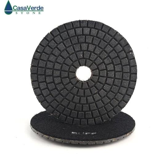 Free shipping DC-BBFF03 5 inch black buff polishing pad 125mm wet for polishing granite and marble