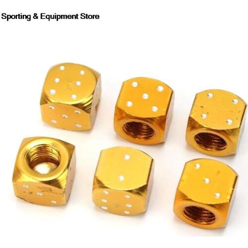 1 set Multi Bicycle Tire Valve Caps Dice Ball Star Crown Shape Bike Tyre Wheel Stem Air Valve Cap Auto Truck Airtight Caps