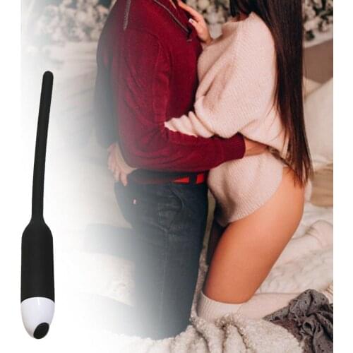 OLO Unisex Mini Horse Eye Penis Catheter Easy to Insert Skin Friendly Silicone Urethral Dilators Catheter Masturbation Dilator