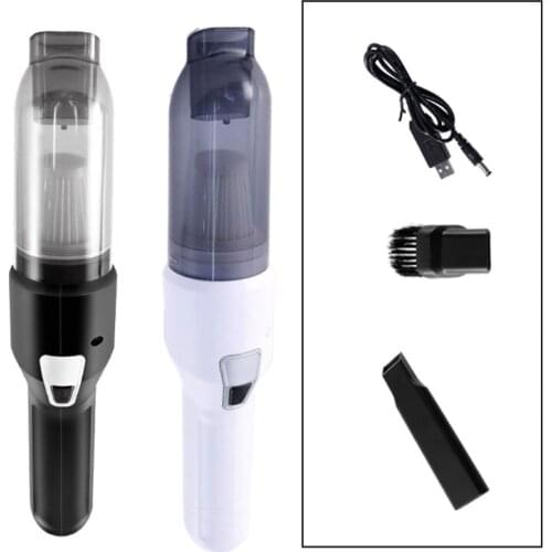 USB Rechargeable Mini Car Vacuum Cleaner Office Home Pet Hair USB Handheld Computer Laptop Auto Portable Air Duster