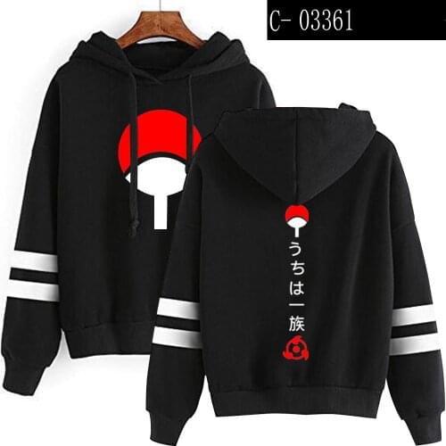 Naruto kids hooded boys sweatshirt lovers autumn Harajuku Uchiha Sasuke clothes second yuan jacket fashion mens Oversized hoodie