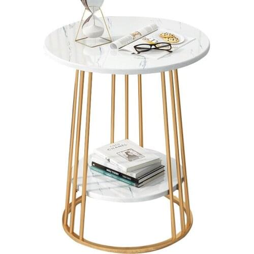 Small table family living room modern simple bedside table simple light luxury creative small round table northern European