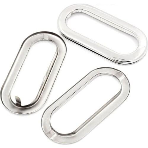NICKEL Metal Purse Eyelets purse handles, Purse Insert Handles - 109x52mm - 4 1/4 by 2"