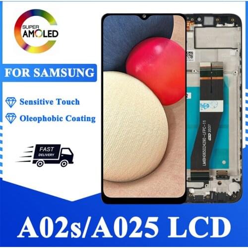 Original 6.5'' LCD For Samsung Galaxy A02s A025 LCD Display Touch Screen Digitizer Assembly Replacement For Samsung A02s A025M