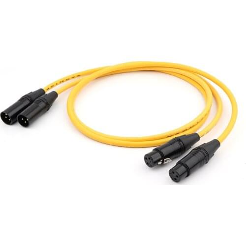 Pair VDH M.C.D102 MKIII XLR audio cables HYBRID XLR Female to male audio interconnect cable