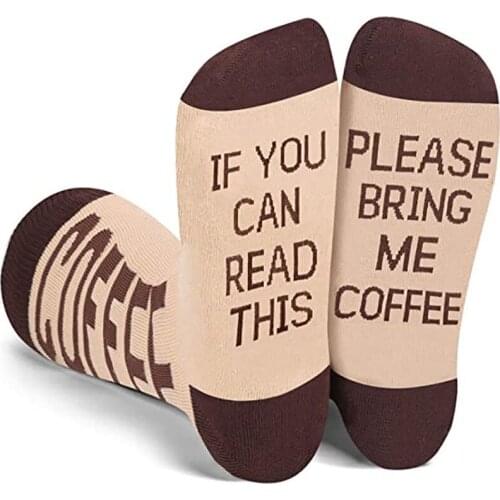 Peonfly Hip Harajuku Hop Wine Men If You Can Read This Letter Funny Happy Socks Male Striped Novelty Calcetines Hombre