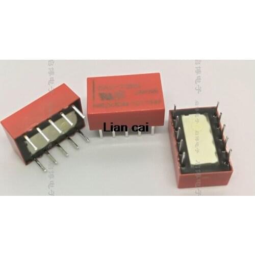 100Pcs Relay DIP10 EA2-5NU 12NU 24NU 5V 12V 24V 1A TQ2 A5W-K