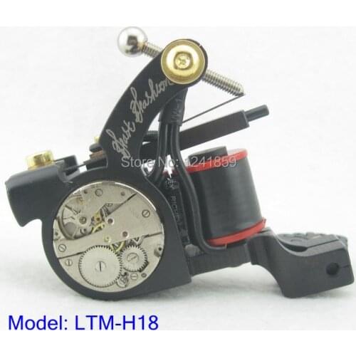 Handmade Iron Luos Shader Tattoo Machine Gun 10 Wraps Coil 25mm Height Supply LTM-H18