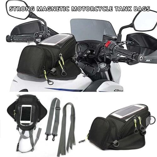 Motorcycle Riding Bag Strong Magnetic Navigation Fuel Tank Bag Riding Shoulder Bag For GIVI Mobile Phone Navigation Oil Tank Bag