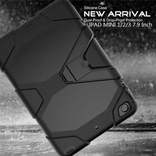 For Apple iPad Mini 1/2/3 Case Cover High Impact Resistant Hybrid Three Layer Heavy Duty Armor Defender Full Body Protector Case