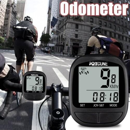 Waterproof Bike Computer With Lcd Digital Display Bicycle Odometer Speedometer Cycling Wired Stopwatch Riding Accessories #P3