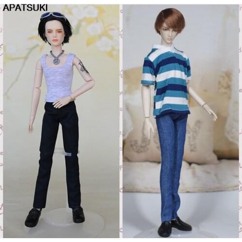 1/6 Doll Clothes Denim Jeans Pants For Ken Boy Doll Trousers For Barbies Boyfriend Ken Prince Male Doll Accessories Casual Wear