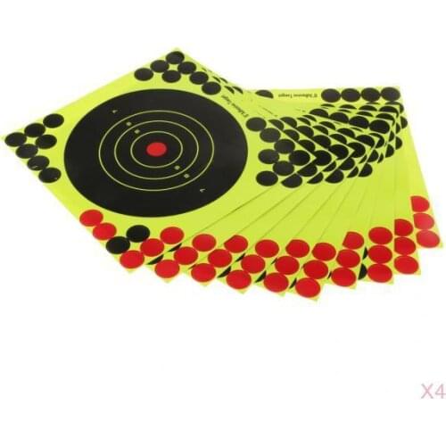 40pcs/set Shooting Target Self Adhesive Target 20x20cm/8"x8"