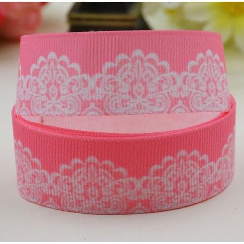7/8'' 22mm,1" 25mm,1-1/2" 38mm,3" 75mm lace Cartoon Printed grosgrain ribbon party decoration 10 Yards X-02408