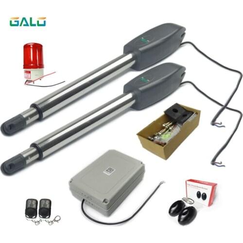 Automation Electric Swing Gate Opener, Butterfly Swing Gate Motor With Remote Control Color Kit Optional