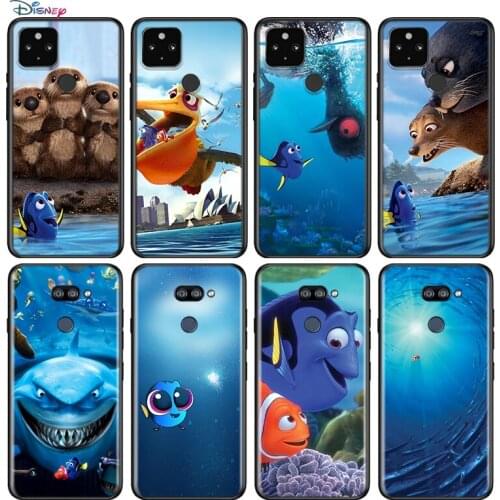 Finding Nemo Fish For Google Pixel 5 4 4A XL Shell For LG Q60 V60 V50 V50S V40 V35 V30 5G Black Soft Phone Case