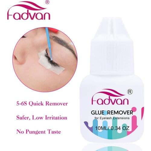 Fadvan 10ml New Clear Gel Remover for Eyelash Extension Glue Remover Gentle Cleaning Makeup-tools Lashes Uninstall Gel Cleaner