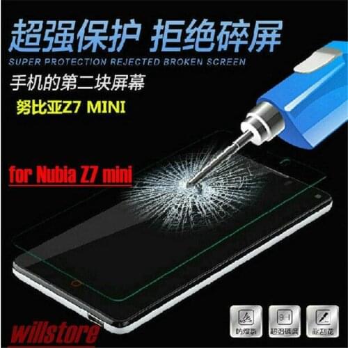 HD Explosion-proof Tempered Glass Screen Protector For Nubia Z7mini NX507J Glass Protective Film 9H For ZTE Nubia Z7 mini 5"
