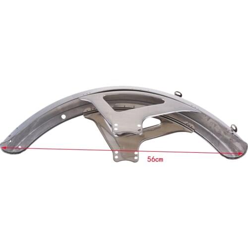 Silver Tone Front Wheel Fender Mudguard Motorcycle for WY 125