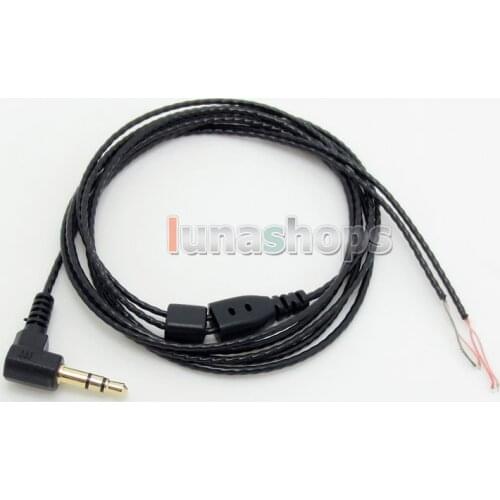 LN004294 120cm 5n OFC Super Soft Black DIY Cable For Ultimate Westone Sennheiser earphone repair