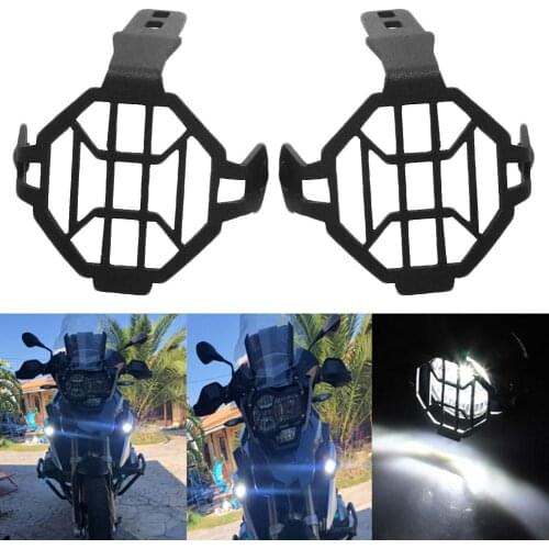 2Pcs Motorcycle Metal Fog Light Protector Guards Cover for BMW R1200GS F800GS Motorcycle Accessories
