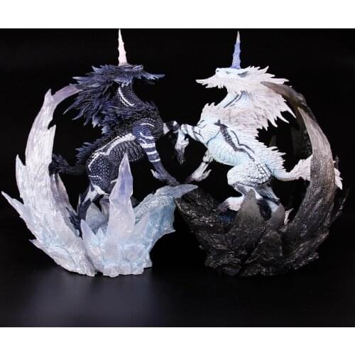 Monster Hunter World MHW XX White Unicorn Ice Unicorn Action Figure Collection Decoration Kids Toy Gift