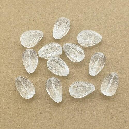 New Arrival! 20x11mm 320pcs Clear Drop Shape Beads For Bracelet Necklace Earring Hairpin DIY Parts Jewelry Findings & Components
