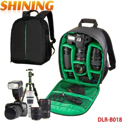 New Style Waterproof Digital DSLR SLR Shoulder Camera Bag Multi-functional SLR Camera Soft Bag Video Case for Photographer