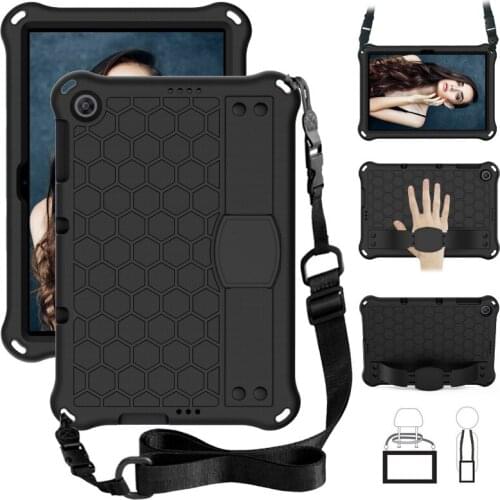 For Huawei Matepad T10s T10 Case AGS3-L09 AGS3-W09 Funda Shockproof Cellular Style Safe EVA Foam Stand handheld Kids Cover+Strap