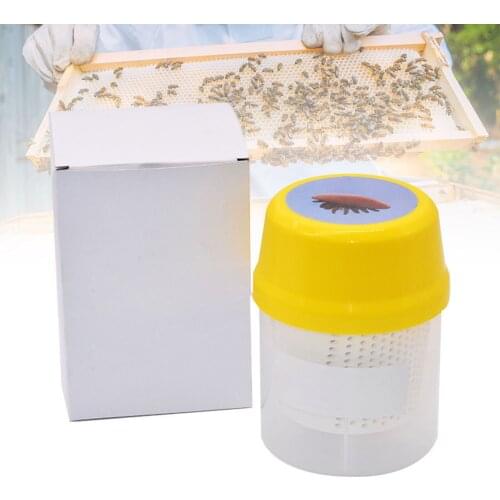 Clear Plastic Varroa Shaker Counting Killer Monitoring Bottle Beekeeper Beehive Bees Beekeeping Equipment Tool