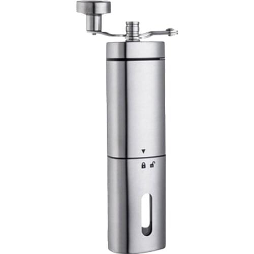 Manual Coffee Grinders Folding Handle Stainless Steel Grinding Core Grind Uniformly Adjust Thickness Waterproof Coffee Grinder
