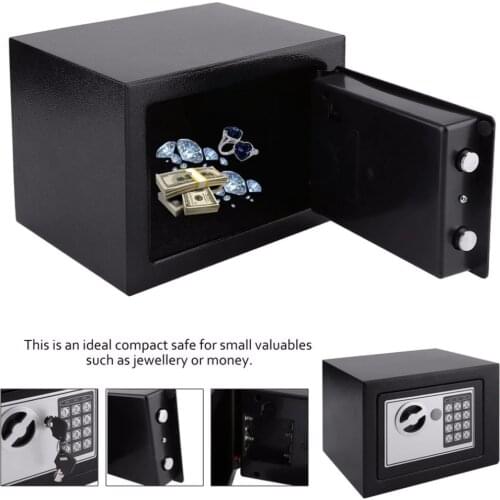 Digital Electronic Safe Box Home Office Jewelry Money Anti-Theft Security Box caja seguridad 4.6L Professional Safety Box Home