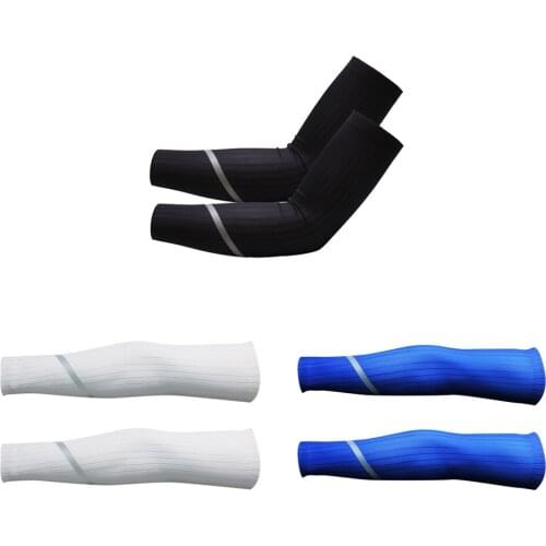 UV Protection Running Sports Arm Sleeves Breathable Bicycle Basketball Elbow Cover Fishing Cycling Sunscreen Bands Unisex