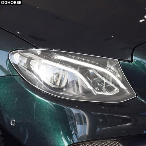 Car Headlight Protective Film Taillight Transparent TPU Decal Sticker for Mercedes Benz E Class W213 C238 S213 A238 Saloon W213