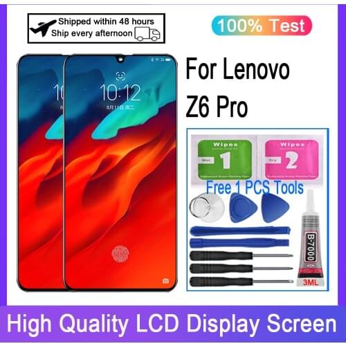 6.39" inch AMOLED For Lenovo Z6 Pro LCD Display Touch Screen Digitizer Assembly For Lenovo Z6Pro LCD Replacement