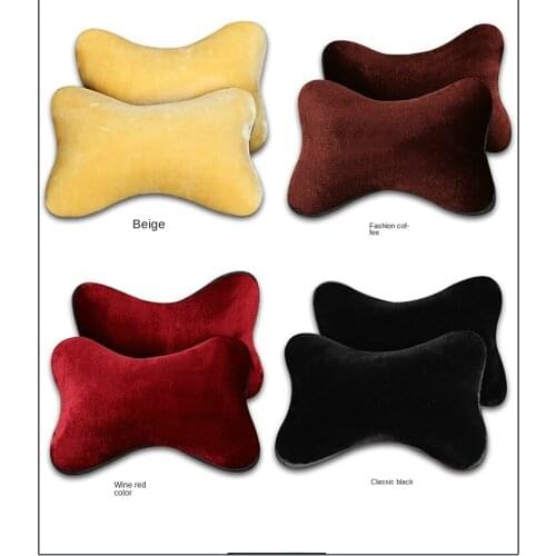 Winter Car Neck Pillow Neck Pillow Car Pillow Neck Pillow Car Accessories Plush Car Headrest Neck Pillow Imitation Wool Velvet