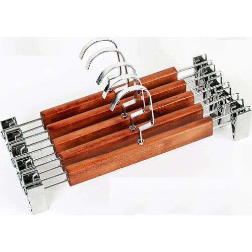 10pcs/lot 25cm/31cm/ solid wood multi-functional trousers clip wood trousers clip and underwear clip