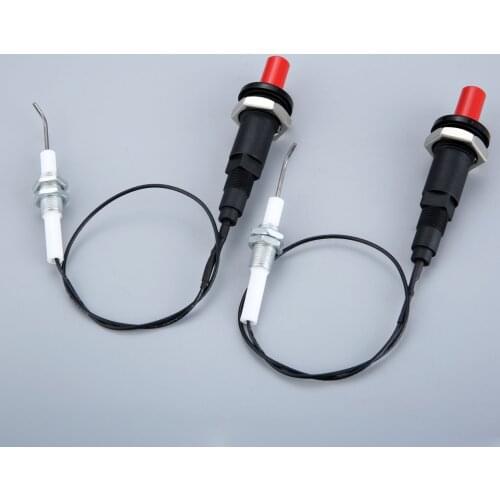 2sets Gas Pilot Push Button Spark Ignition Set Generator Piezo Gas Pilot Ignitor Thread M10